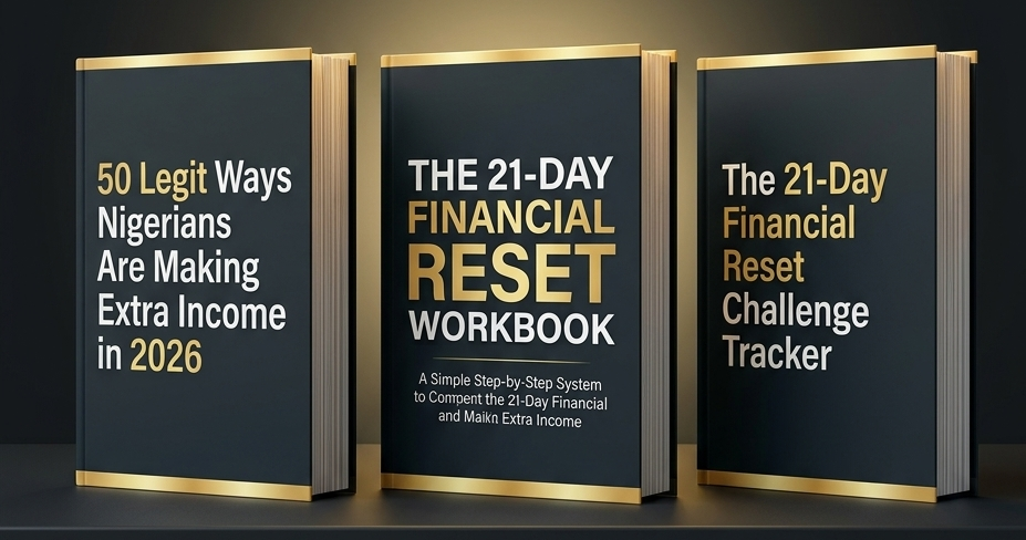 Full bundle: The 21-Day Financial Reset Workbook plus both bonuses